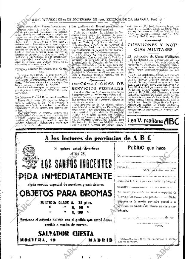 ABC MADRID 19-12-1928 página 16