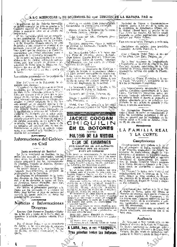 ABC MADRID 19-12-1928 página 22