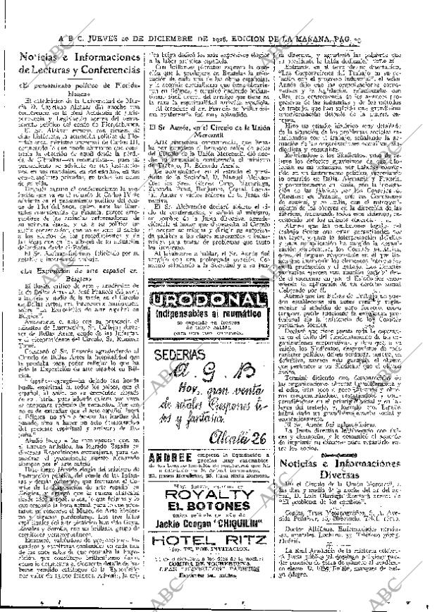 ABC MADRID 20-12-1928 página 23