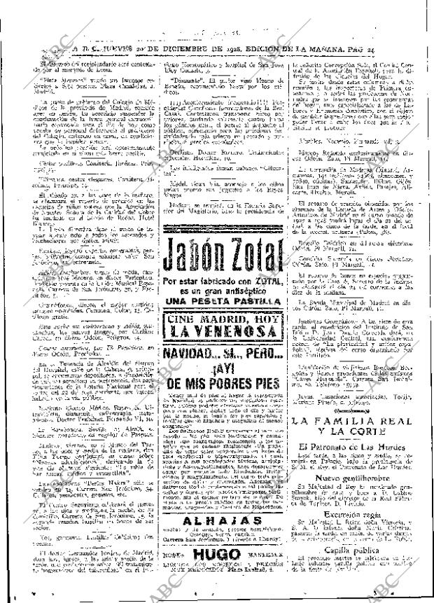 ABC MADRID 20-12-1928 página 24