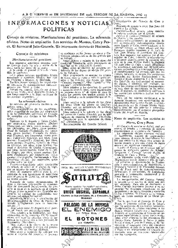 ABC MADRID 21-12-1928 página 17