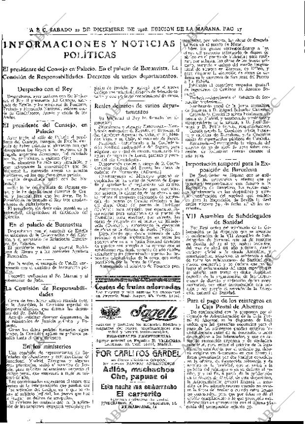 ABC MADRID 22-12-1928 página 17