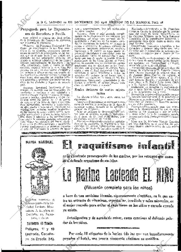 ABC MADRID 22-12-1928 página 18