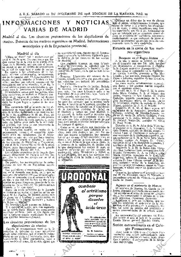 ABC MADRID 22-12-1928 página 19