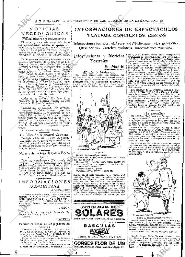 ABC MADRID 22-12-1928 página 38