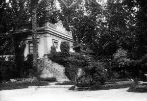 Caseta del jardinero en el Paterre del círculo de Jativa (Valencia)