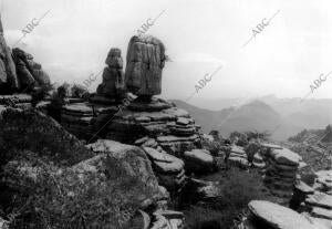 El torcal de Antequera (Málaga)