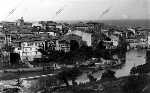 Llanes (Asturias), 1929 (Ca.). Vista parcial