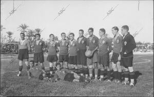 El real Murcia fútbol club en la temporada 1929-1930, que se Proclamó campeón...