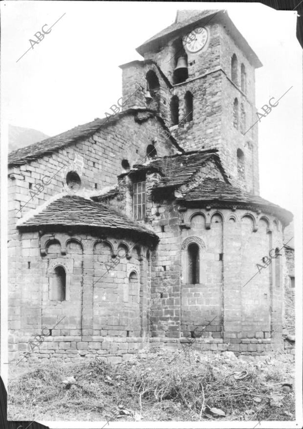 Ábside de la iglesia de Bosost