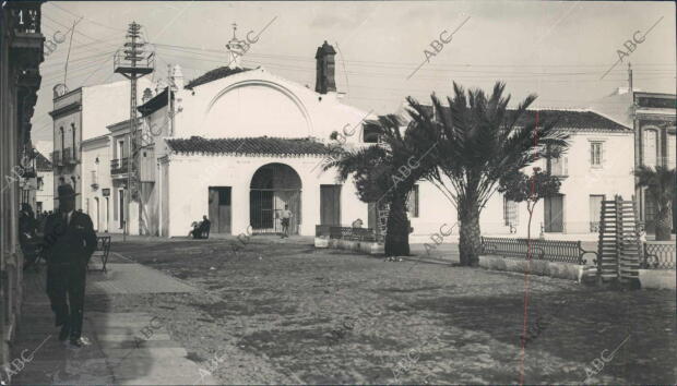 Plaza de la constitución en Gibraleón (Huelva)