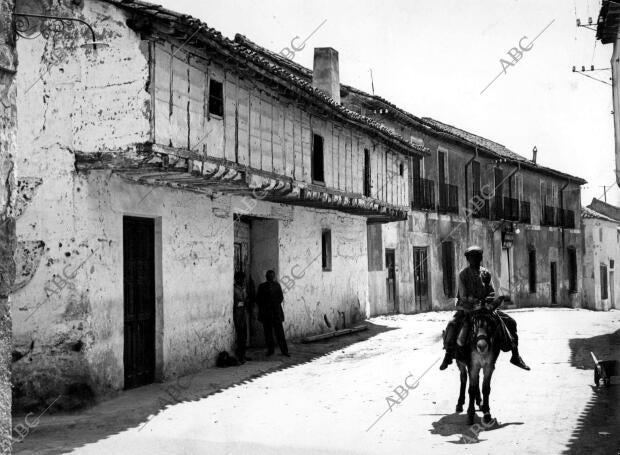 Vista de una de las Calles del pueblo Illescas (Toledo)