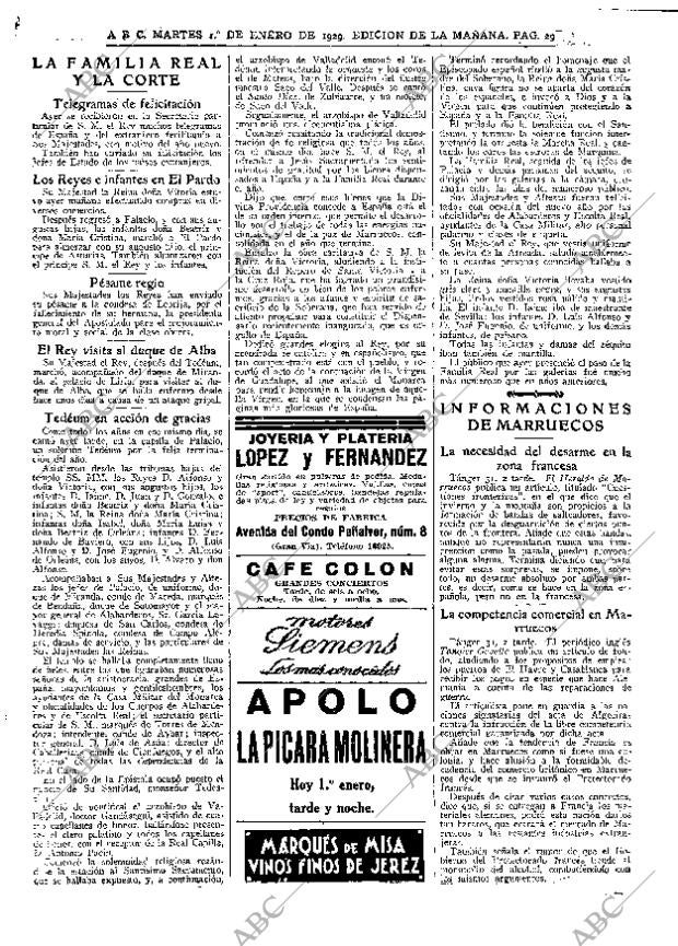 ABC MADRID 01-01-1929 página 29