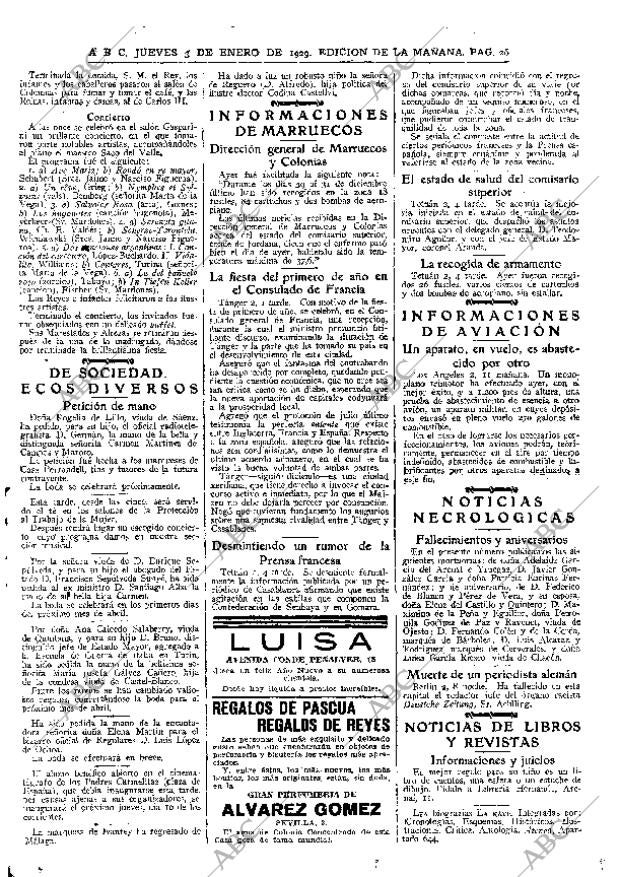 ABC MADRID 03-01-1929 página 26