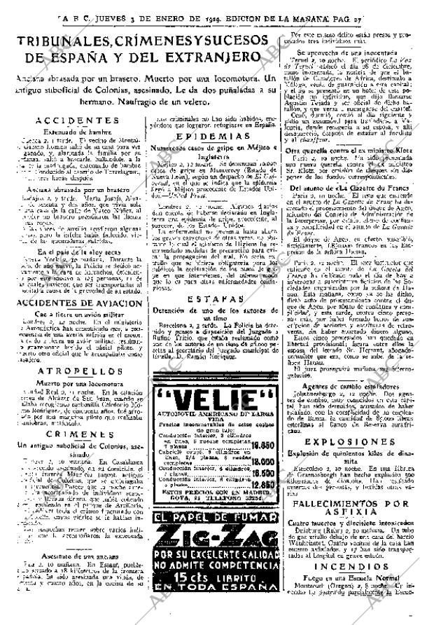 ABC MADRID 03-01-1929 página 27
