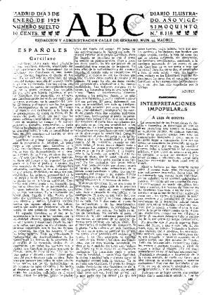 ABC MADRID 03-01-1929 página 3