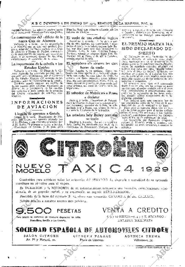 ABC MADRID 06-01-1929 página 44