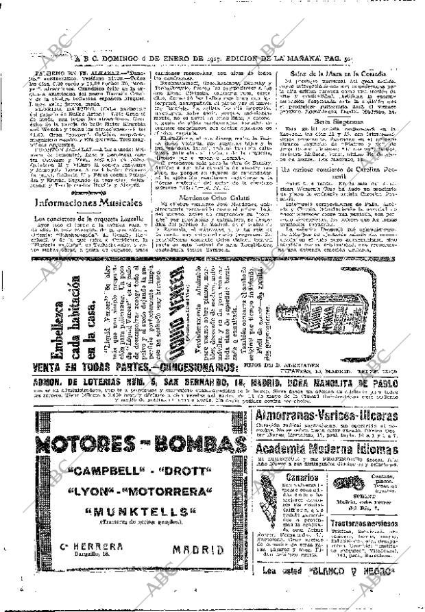 ABC MADRID 06-01-1929 página 50