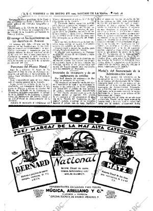 ABC MADRID 11-01-1929 página 18