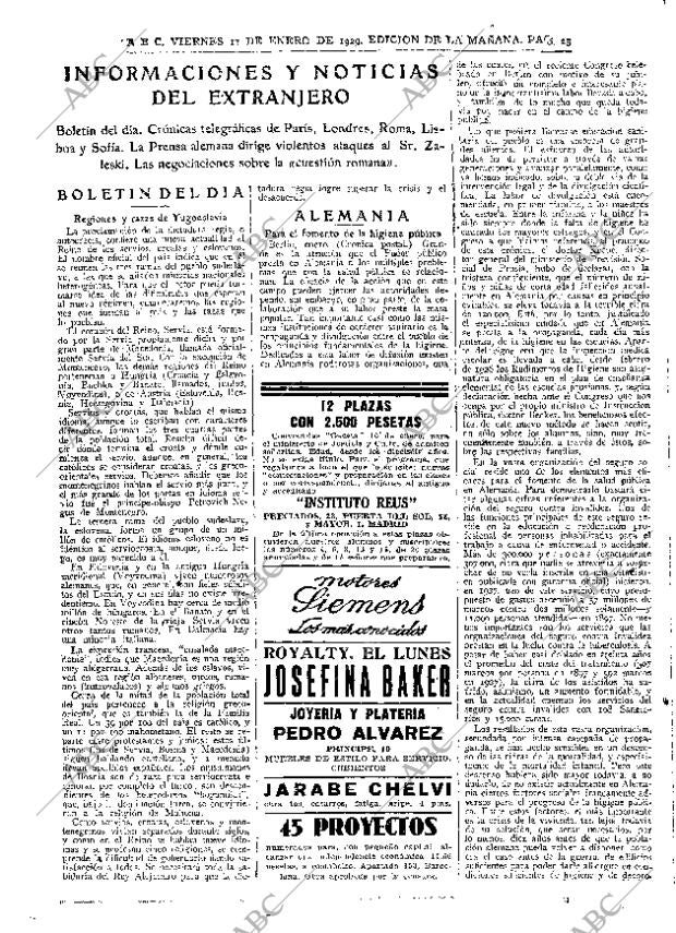 ABC MADRID 11-01-1929 página 25