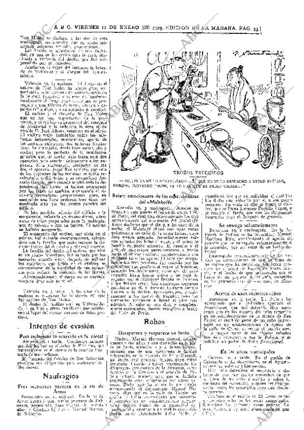 ABC MADRID 11-01-1929 página 33