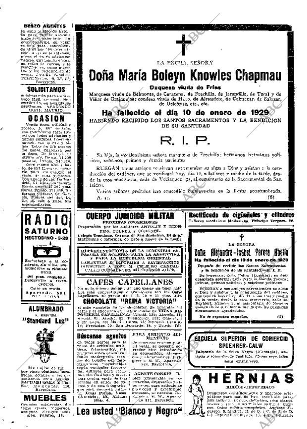 ABC MADRID 11-01-1929 página 45