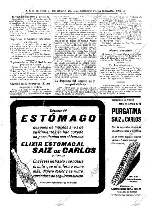 ABC MADRID 17-01-1929 página 18