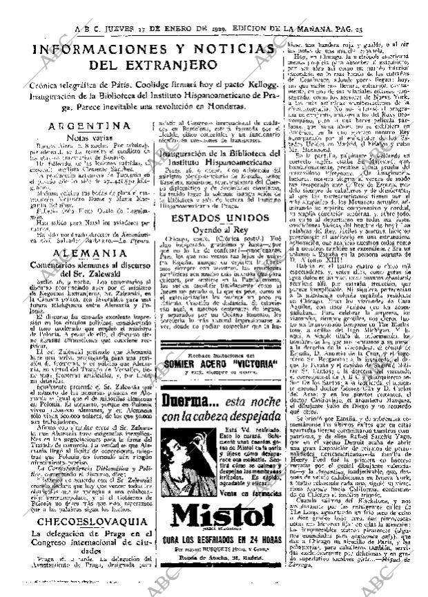 ABC MADRID 17-01-1929 página 25