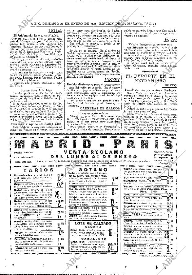 ABC MADRID 20-01-1929 página 48