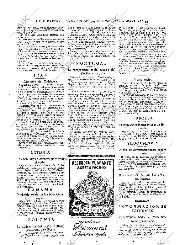 ABC MADRID 22-01-1929 página 33