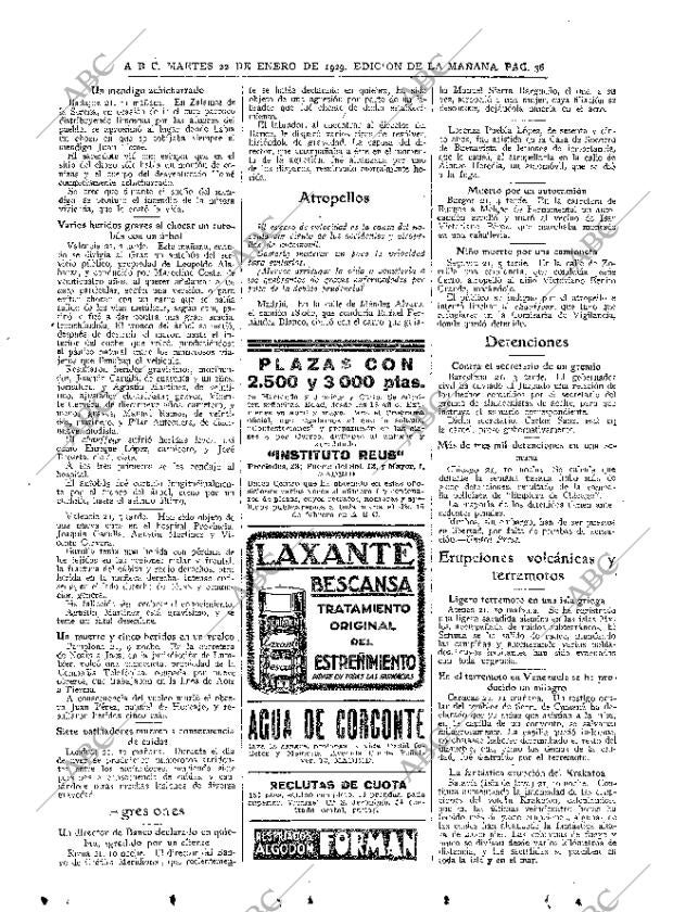 ABC MADRID 22-01-1929 página 36