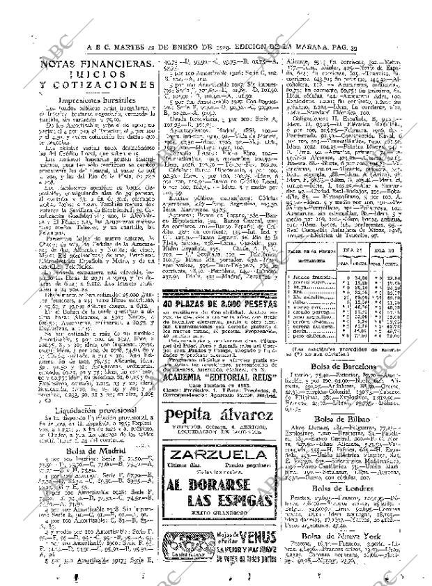 ABC MADRID 22-01-1929 página 39