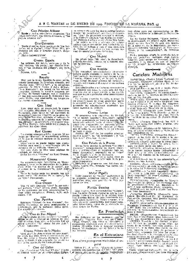 ABC MADRID 22-01-1929 página 45