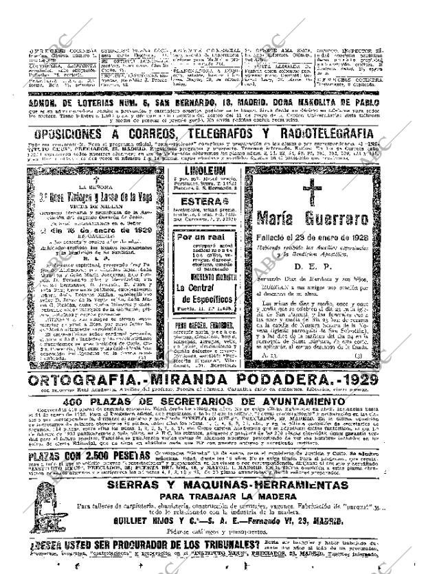 ABC MADRID 22-01-1929 página 49