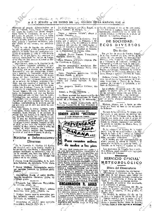 ABC MADRID 24-01-1929 página 26