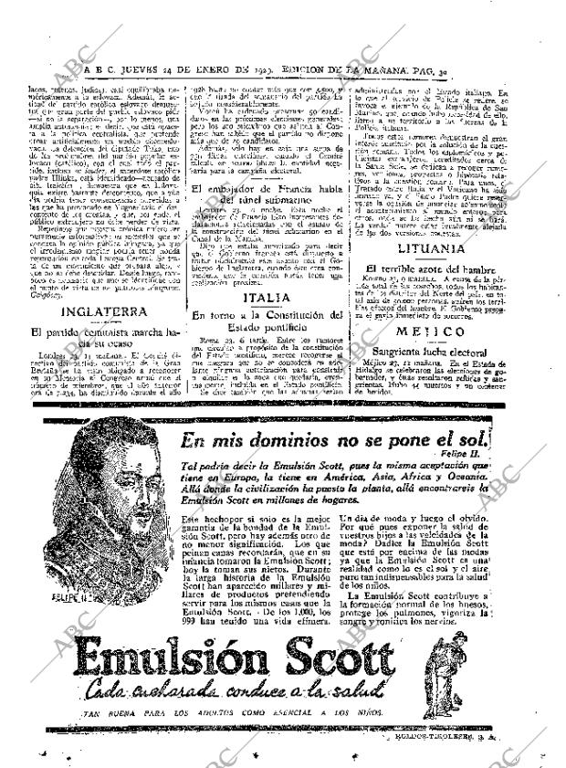 ABC MADRID 24-01-1929 página 30