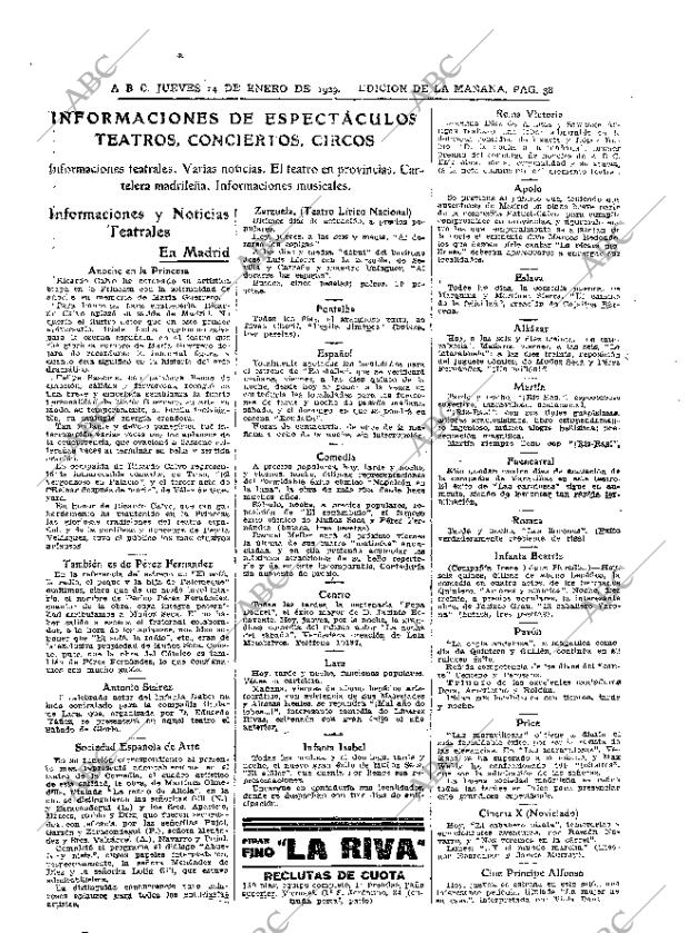 ABC MADRID 24-01-1929 página 38