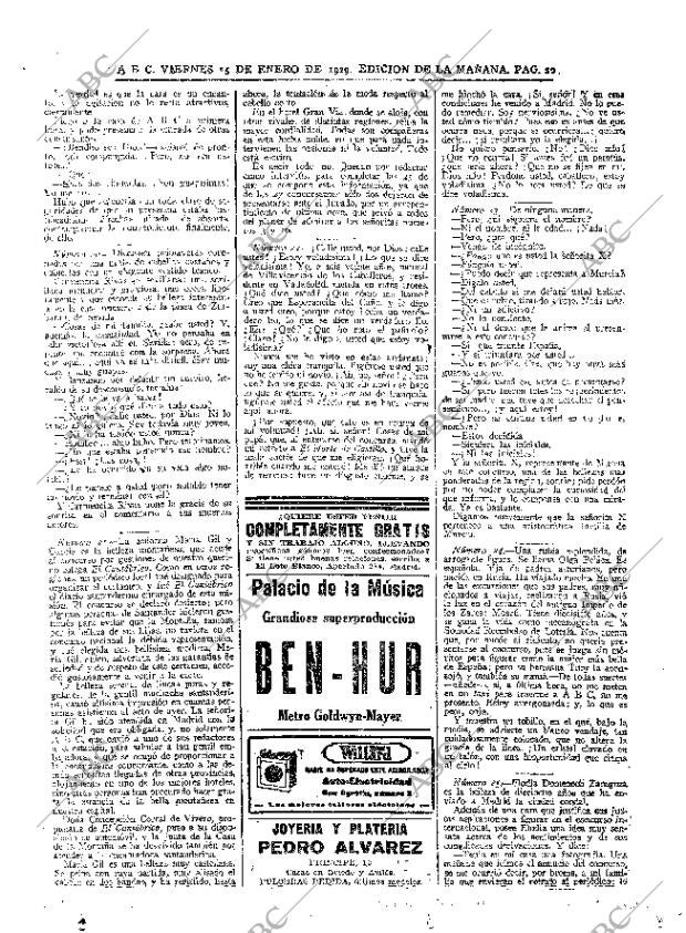 ABC MADRID 25-01-1929 página 20