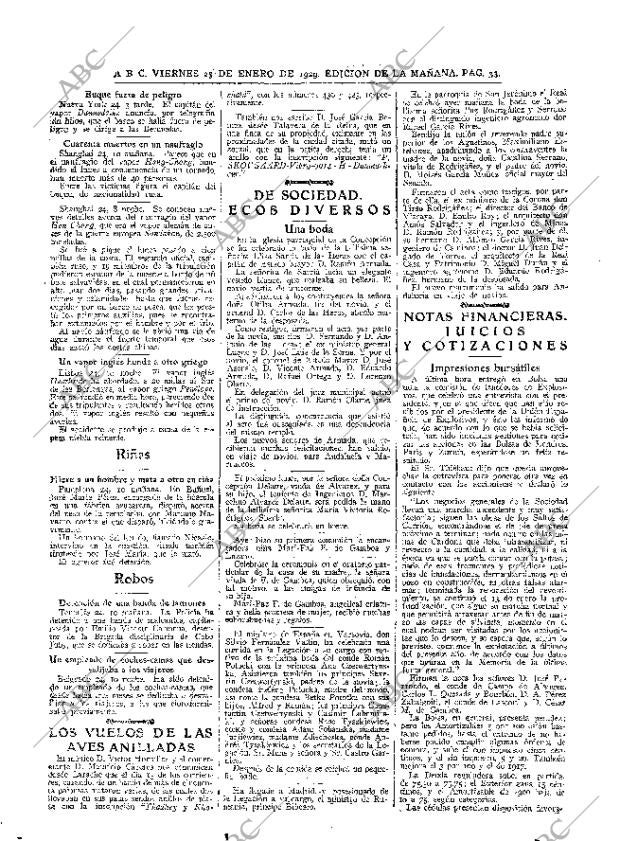 ABC MADRID 25-01-1929 página 33