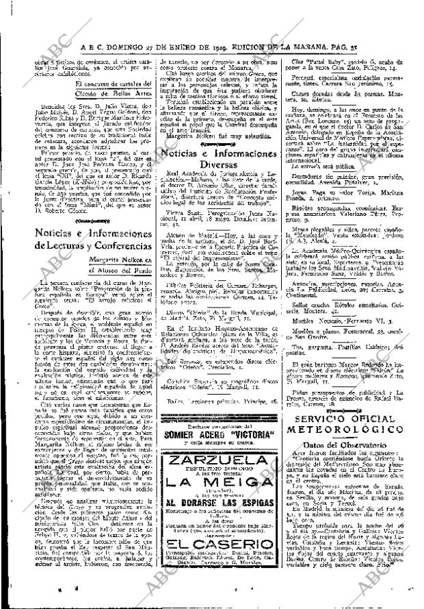 ABC MADRID 27-01-1929 página 31