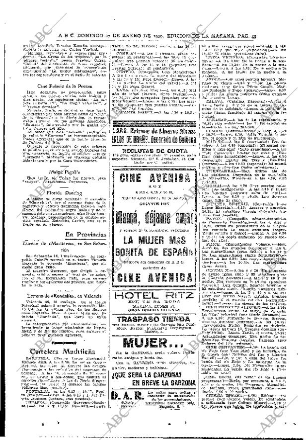 ABC MADRID 27-01-1929 página 47