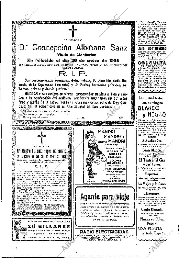 ABC MADRID 27-01-1929 página 58