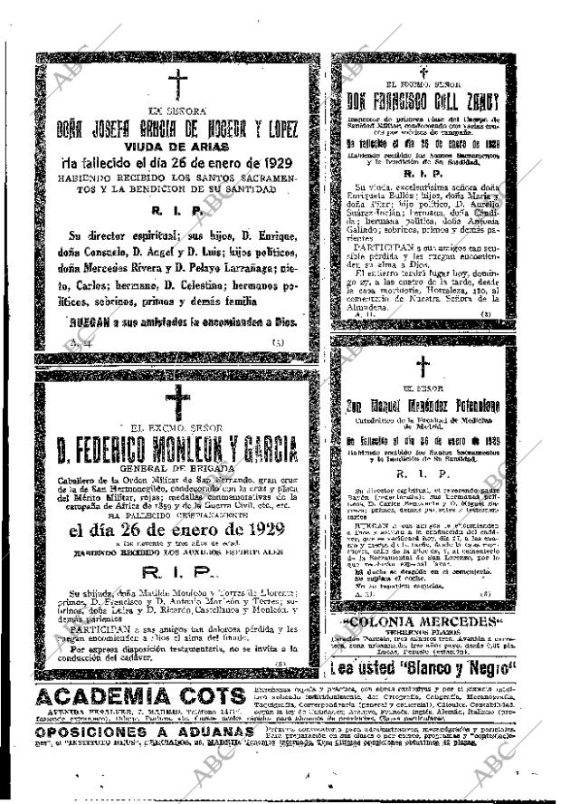 ABC MADRID 27-01-1929 página 59