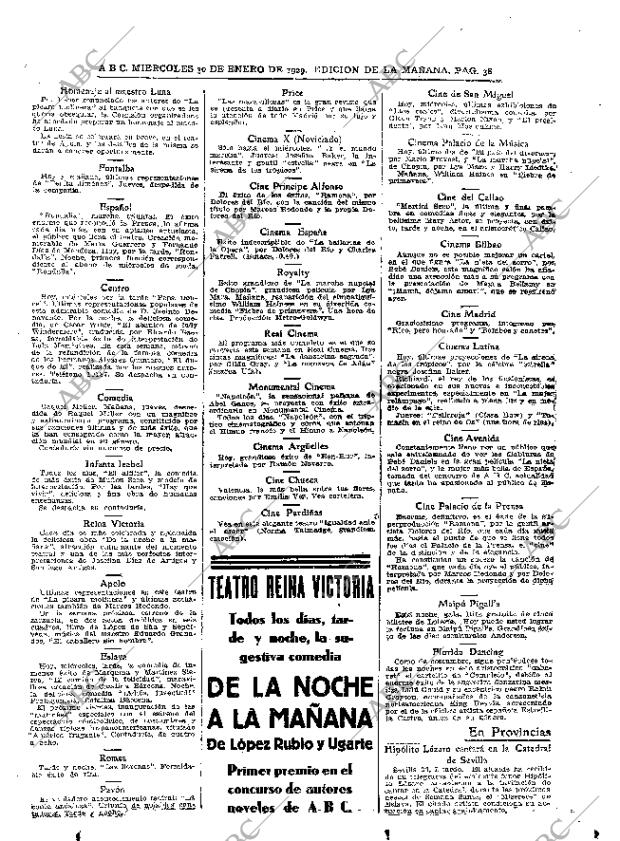 ABC MADRID 30-01-1929 página 38