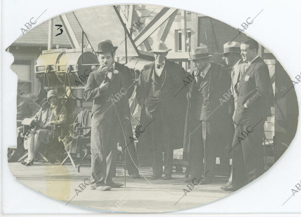 En el estudio de «Charlot»: rodaje de la película «Luces de la ciudad»