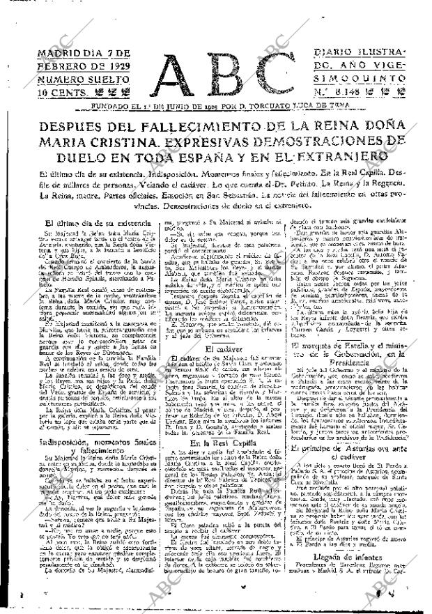 ABC MADRID 07-02-1929 página 15