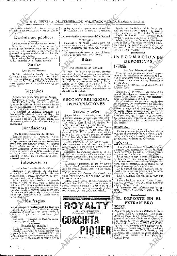 ABC MADRID 07-02-1929 página 38