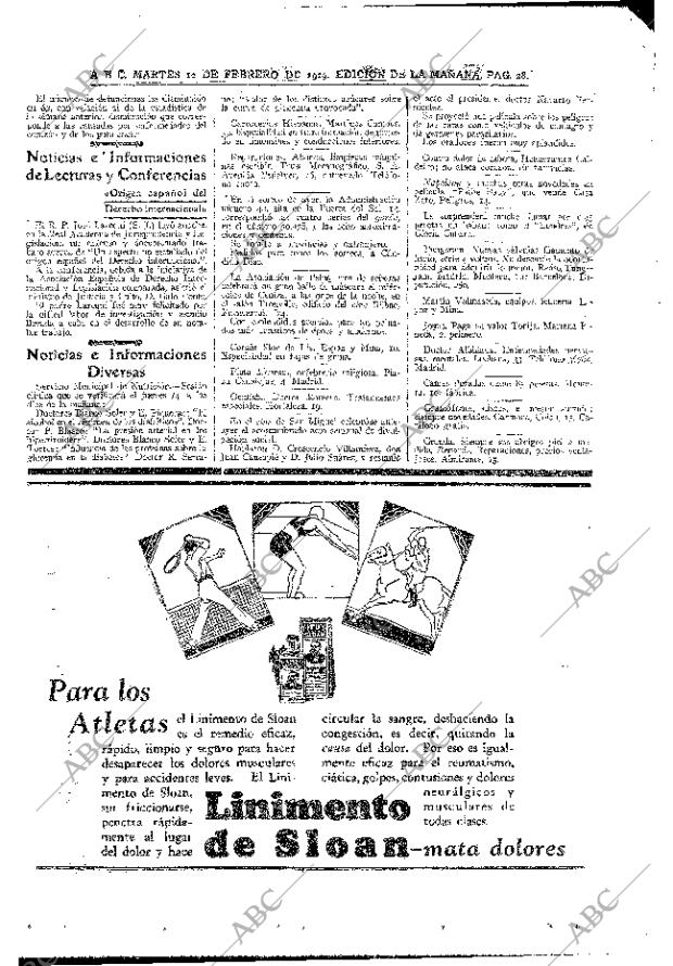 ABC MADRID 12-02-1929 página 28