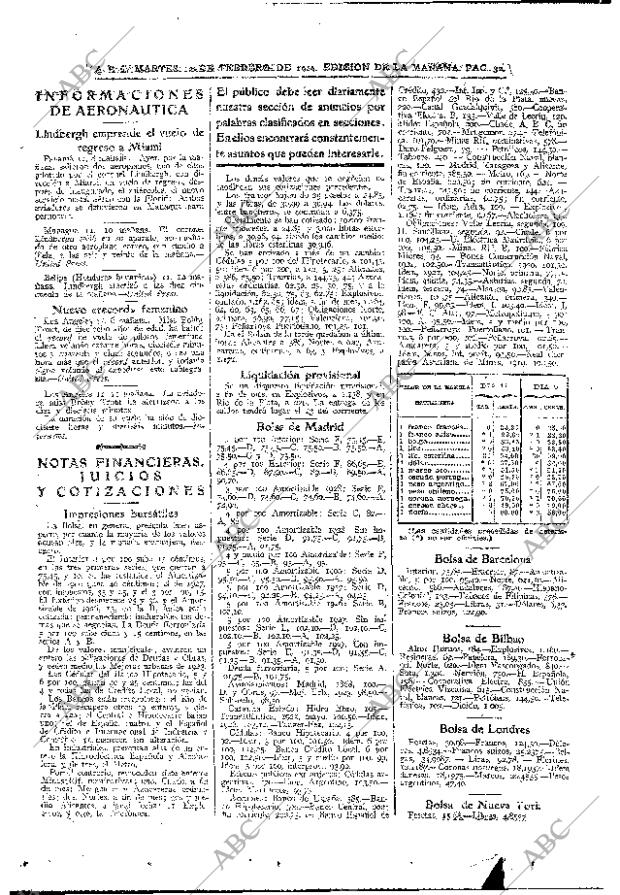 ABC MADRID 12-02-1929 página 32