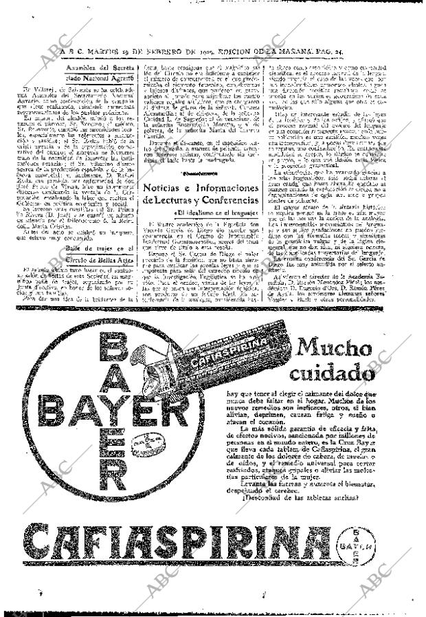 ABC MADRID 19-02-1929 página 24